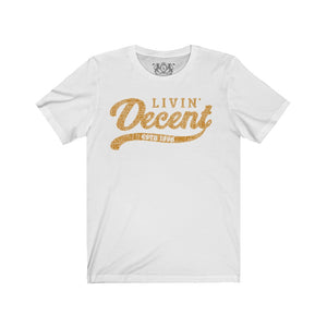 Unisex Jersey Word Cloud w/orange print