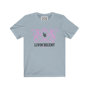 Unisex Jersey Short Sleeve Regal pink/black