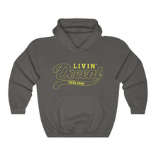 Load image into Gallery viewer, Unisex Hoodie Yellow Outline Print