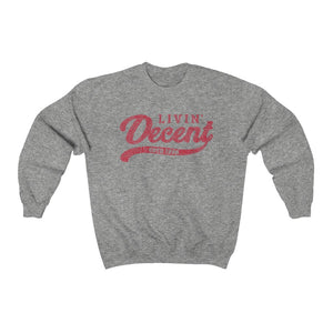 Unisex Crewneck Sweatshirt Word Cloud w/Red Print