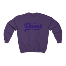 Load image into Gallery viewer, Unisex Crewneck Sweatshirt w/Purple Print