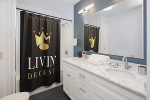 Shower Curtains Circle Crown Print