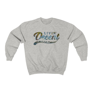 Unisex Crewneck Sweatshirt w/Miami Skyline Print