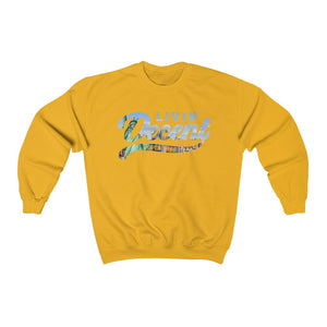 Unisex Crewneck Sweatshirt w/NY Skyline Print