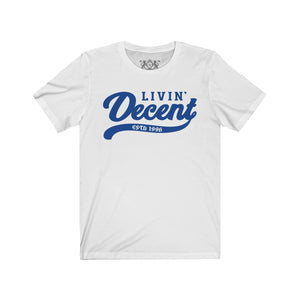 Unisex Jersey Short Sleeve Tee Royal Print