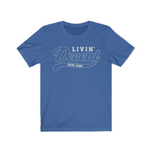 Load image into Gallery viewer, Unisex Jersey Short Sleeve Cream Outline Print