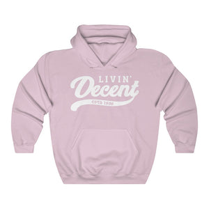 Unisex Hoodie White Print