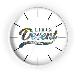 Wall Clock Miami Skyline