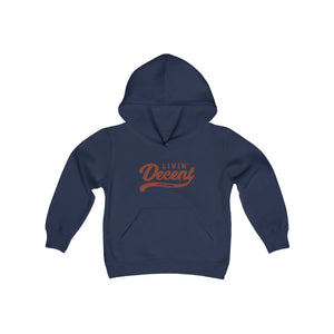 Youth Hoodie Orange Print