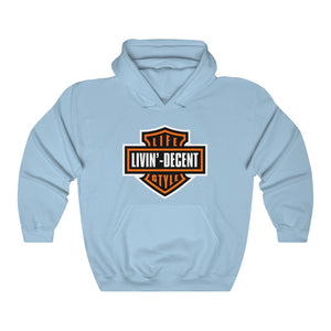 Unisex Hoodie Ridin' Decent Lifestyle Print