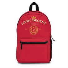 Load image into Gallery viewer, Backpack Red w/ Lifestyle print