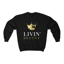 Load image into Gallery viewer, Unisex Crewneck Sweatshirt Circle Crown White/Gold print