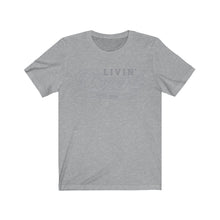 Load image into Gallery viewer, Unisex Jersey Short Sleeve Grey Outline Print
