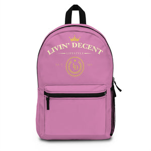 Backpack Pink w/ Lifestyle print