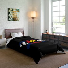 Load image into Gallery viewer, Comforter Black w/ CO Flag print