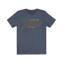 Load image into Gallery viewer, Unisex Jersey Short Sleeve Gold Outline Print