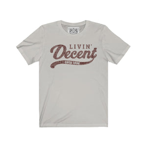 Unisex Jersey Word Cloud w/burgundy print