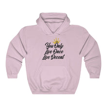 Load image into Gallery viewer, Unisex Hoodie Yolo w/black Print