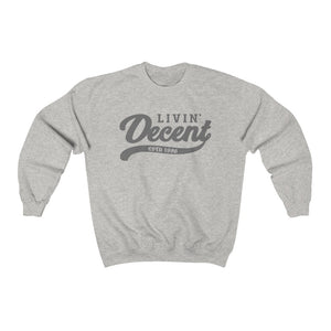 Unisex Crewneck Sweatshirt w/Grey Print