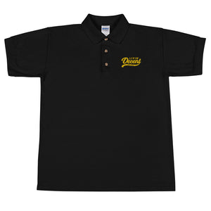 Polo Shirt w/ yellow embroidery