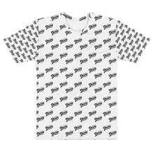 Load image into Gallery viewer, All over T-shirt White w/ Black Print