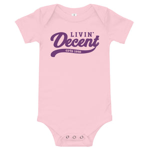 Onsie w/ pink print