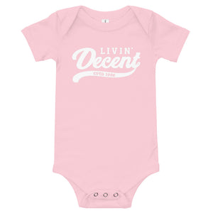 Onsie w/ white print