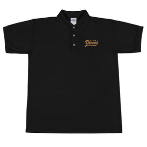 Polo Shirt w/ gold embroidery