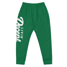 Load image into Gallery viewer, Joggers green w/ white print