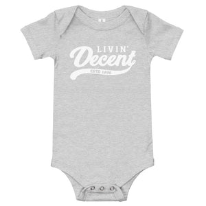 Onsie w/ white print