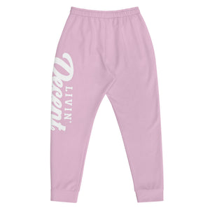 Joggers light pink w/ white print