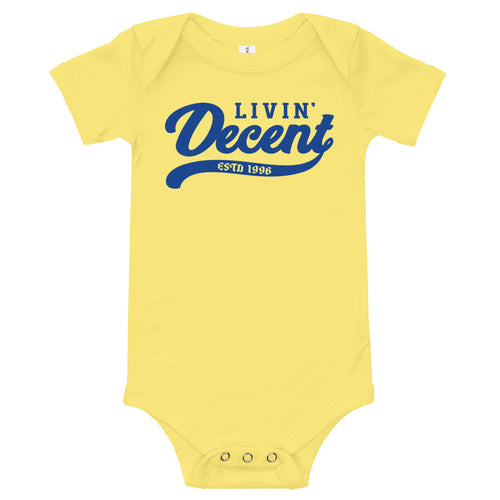 Onsie w/ royal print