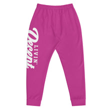 Load image into Gallery viewer, Joggers fuchsia w/ white print