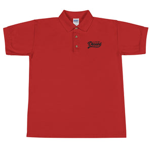 Polo Shirt w/ black embroidery