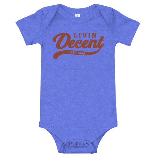 Onsie w/ orange print