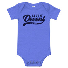 Load image into Gallery viewer, Onsie w/ navy print