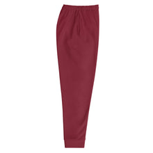 Load image into Gallery viewer, Joggers burgundy w/ white print