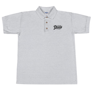 Polo Shirt w/ black embroidery