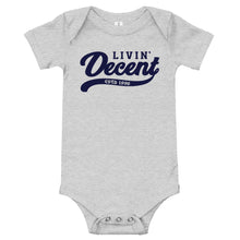 Load image into Gallery viewer, Onsie w/ navy print