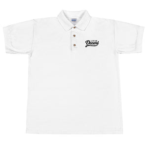 Polo Shirt w/ black embroidery