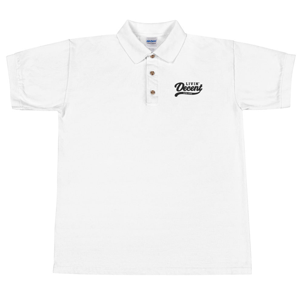 Polo Shirt w/ black embroidery