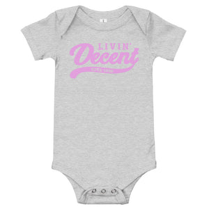 Onsie w/ light pink print