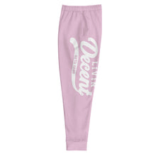 Load image into Gallery viewer, Joggers light pink w/ white print