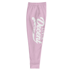 Joggers light pink w/ white print