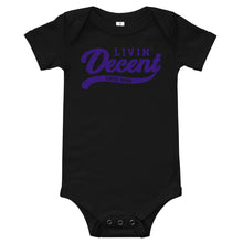 Load image into Gallery viewer, Onsie w/ purple print