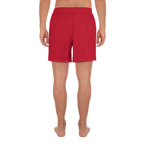 Shorts red w/ regal print