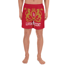 Load image into Gallery viewer, Shorts red w/ regal print