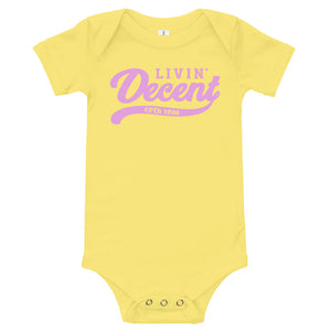 Onsie w/ light pink print