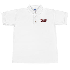 Polo Shirt w/ maroon embroidery