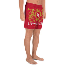 Load image into Gallery viewer, Shorts red w/ regal print